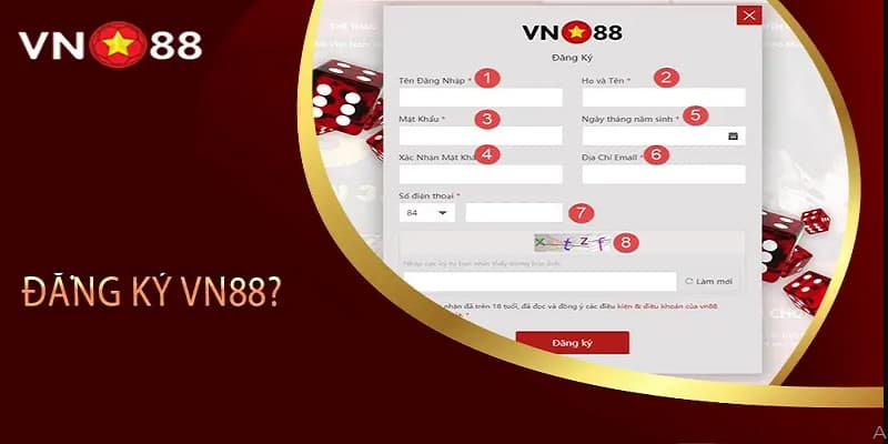 Các bước mở tài khoản game VN88 trên website nhanh chóng