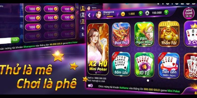 Rất nhiều ưu đãi game bài nổ hũ khủng tại web cược