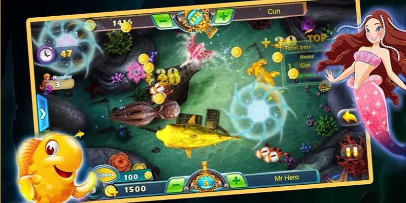 Game tiểu tiên cá có nhiều điểm mạnh